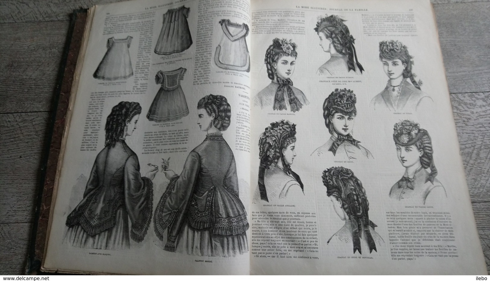 reliure les modes de la saison album 1870-72 broderie ouvrages de dames mode gravures rare 71 numéros mode