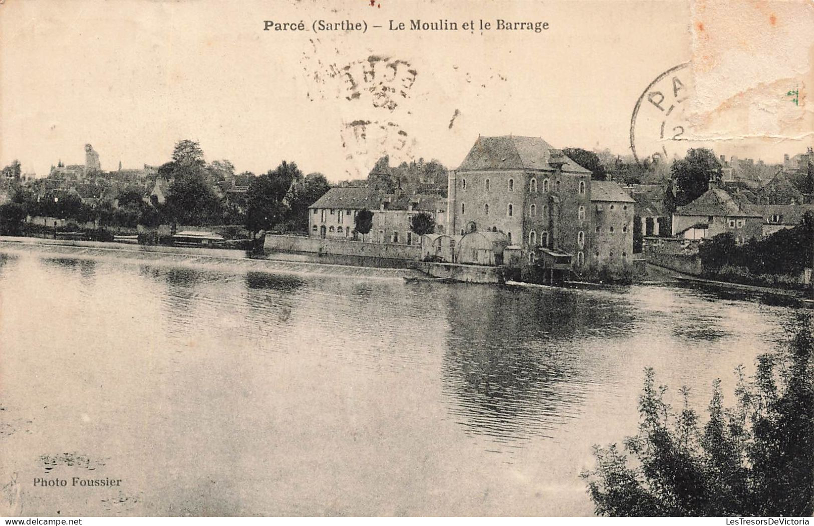 FRANCE - Parcé  - Vue Sur Le Moulin Et Le Barrage - Carte Postale Ancienne - Sonstige & Ohne Zuordnung