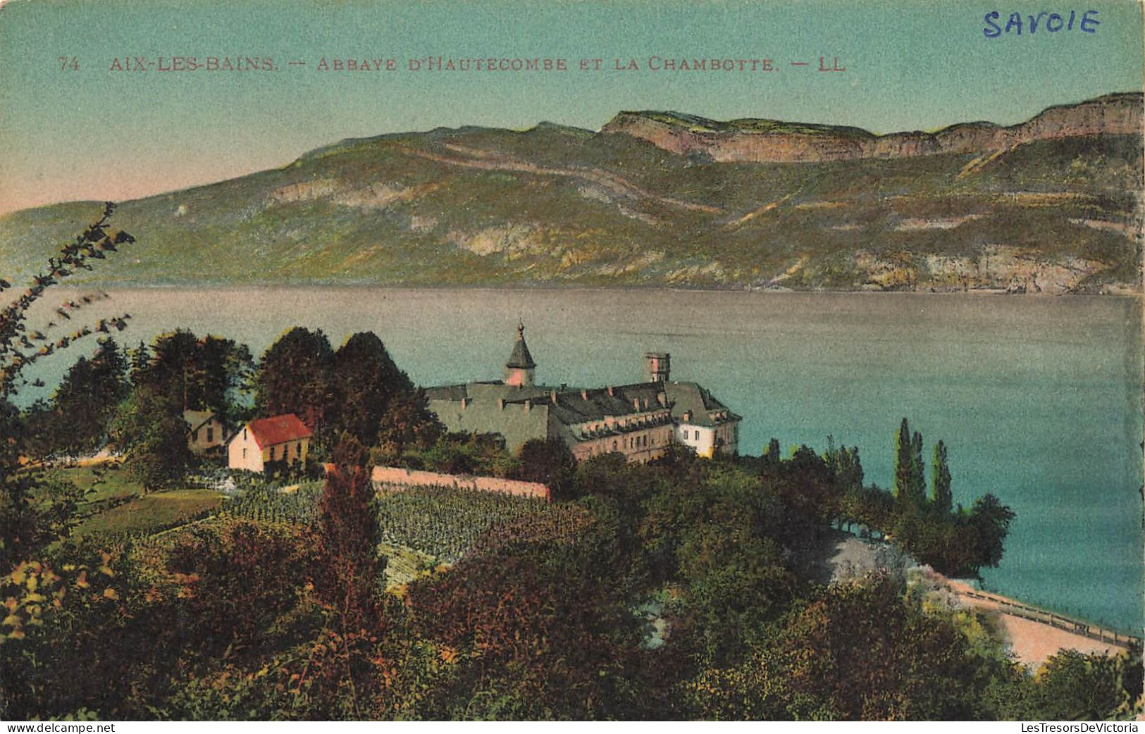 FRANCE - Aix Les Bains - Abbaye D'Hautecombe Et La Chambotte - Carte Postale Ancienne - Aix Les Bains