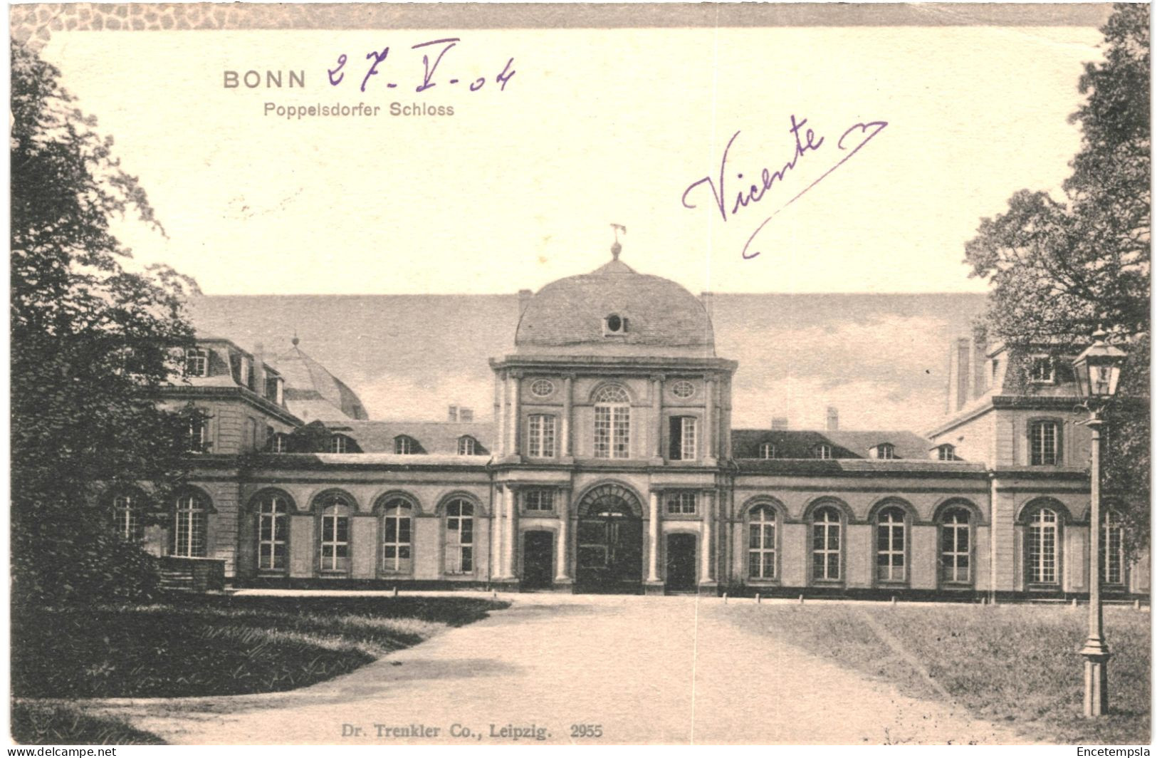 CPA Carte Postale Germany Bonn Poppelsdorfer Schloss 1904 VM78416 - Bonn