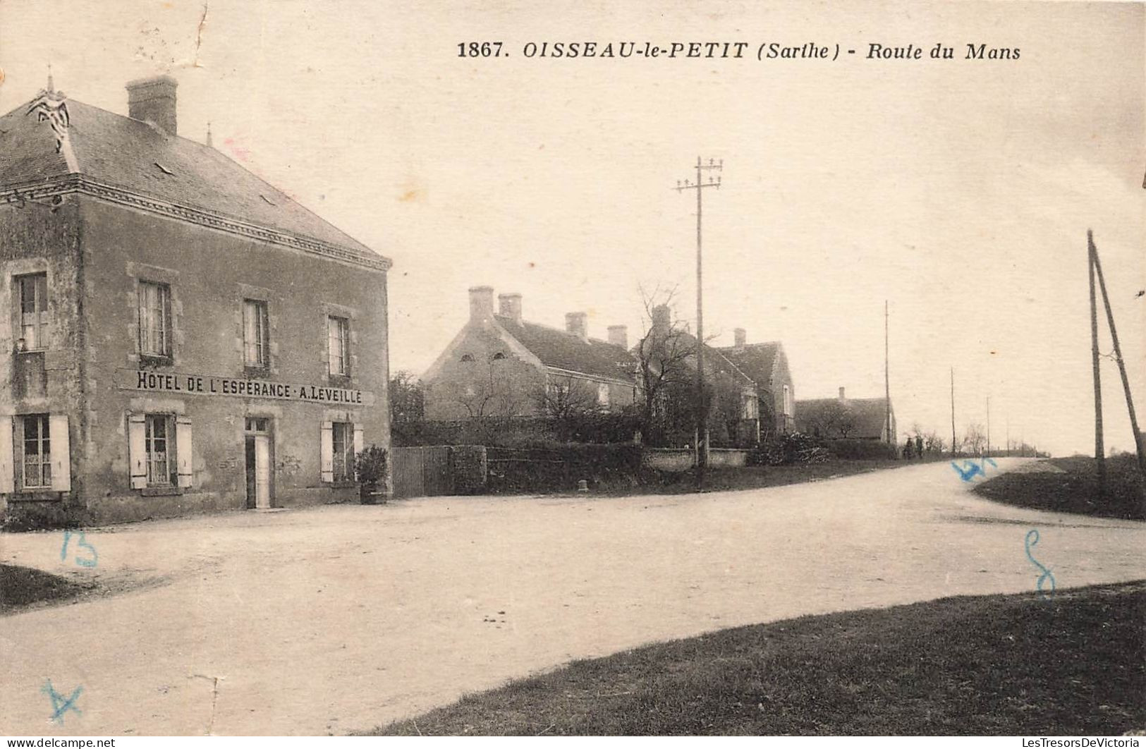 FRANCE - Oisseau Le Petit - Vue Sur La Route Du Mans - Carte Postale Ancienne - Other & Unclassified