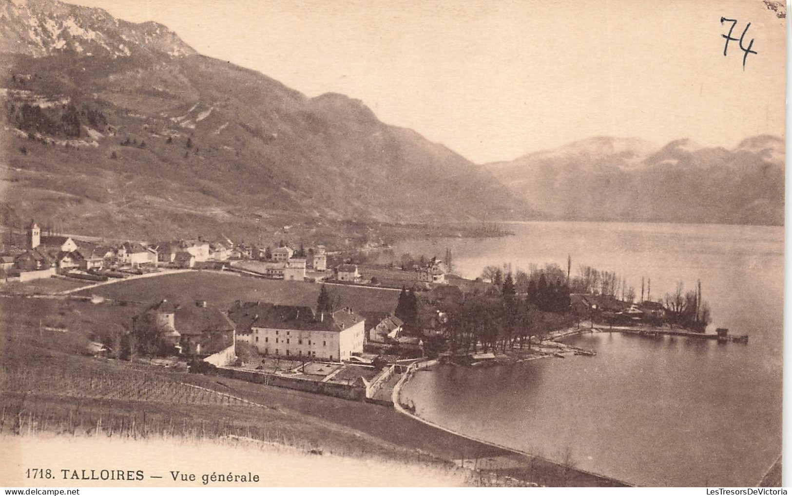 FRANCE - Talloires - Vue Générale - Carte Postale Ancienne - Talloires