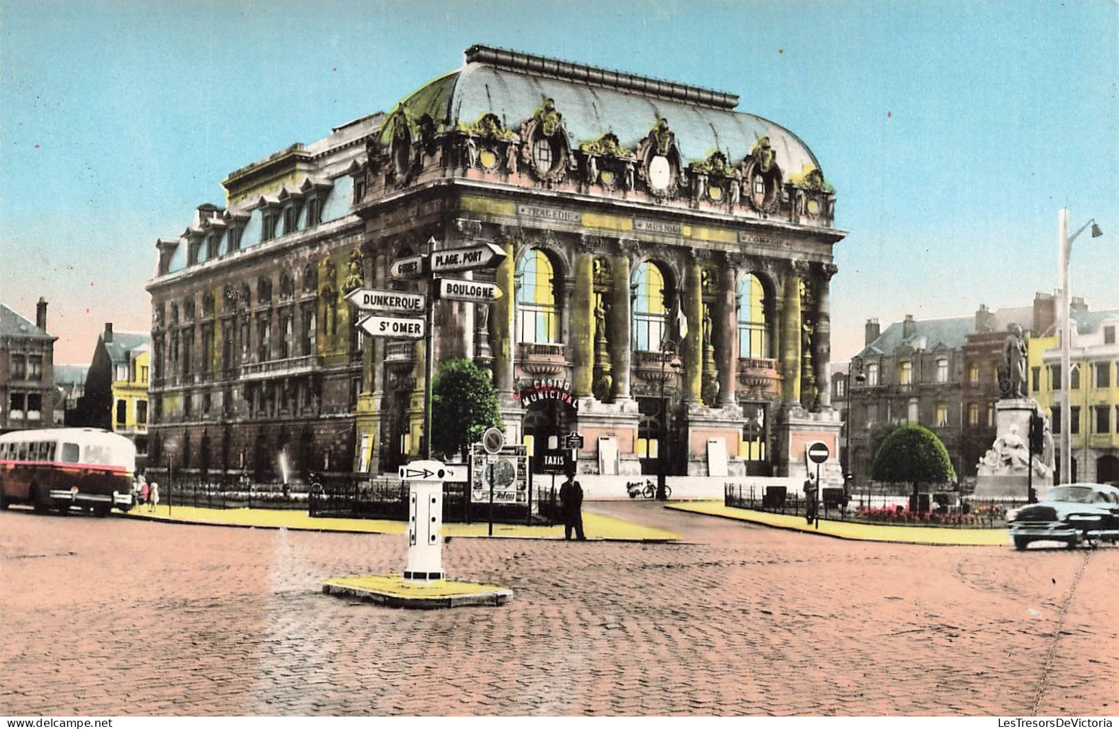 FRANCE - Calais - Vue Panoramique Sur Le Théâtre - Vue De L'extérieur - Carte Postale Ancienne - Calais