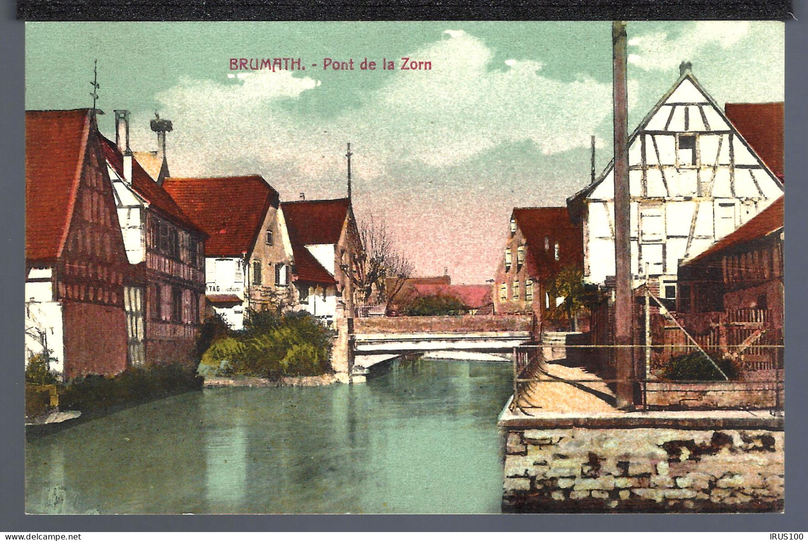  BRUMATH - PONT DE LA ZORN - CIRCULÉ - 1923 - TBE - Brumath