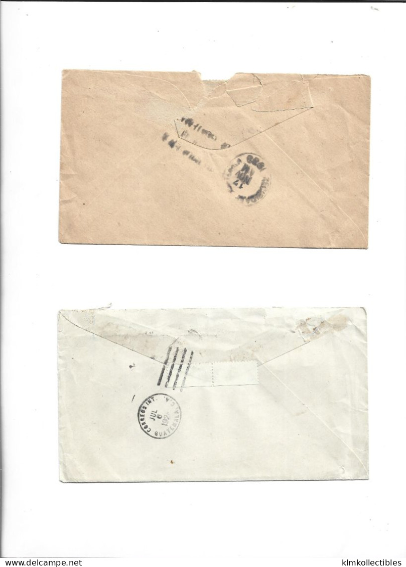 GUATEMALA - POSTAL HISTORY LOT - 4 COVERS - Guatemala