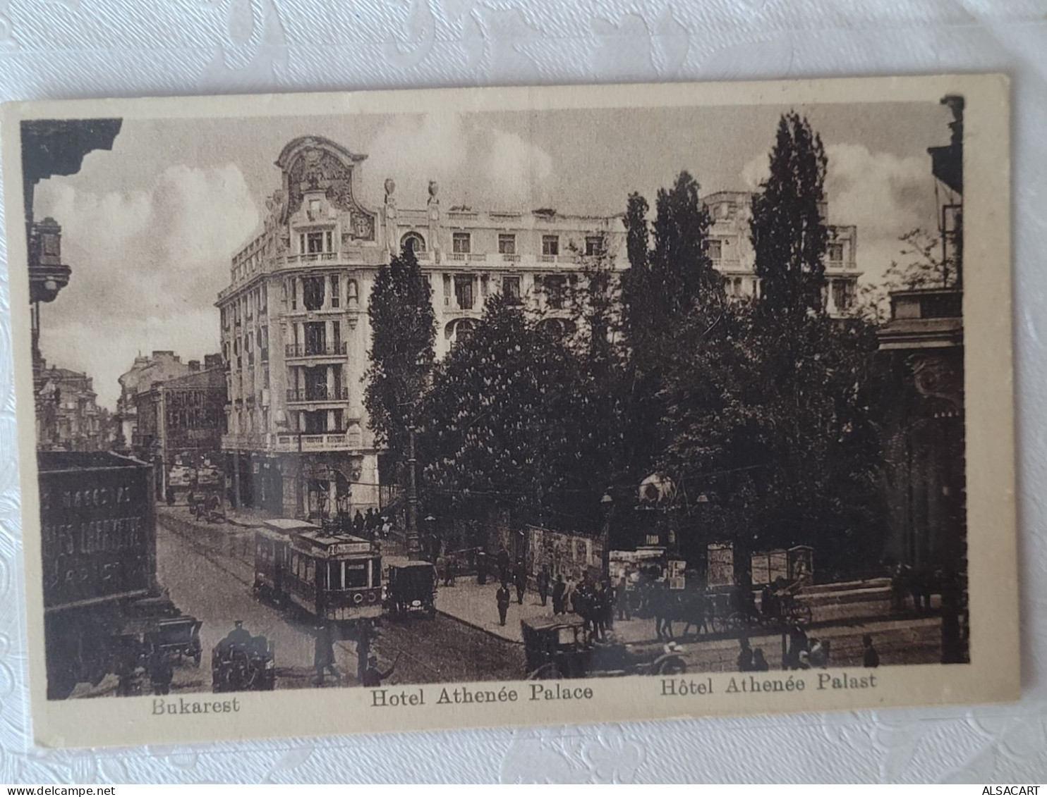 Bucuresti , Bucarest , Hôtel Athénée Palace , Tramway - Romania