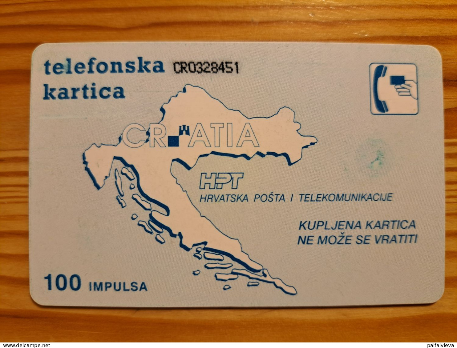 Phonecard Croatia - Privreona Bank Zagreb - Kroatië