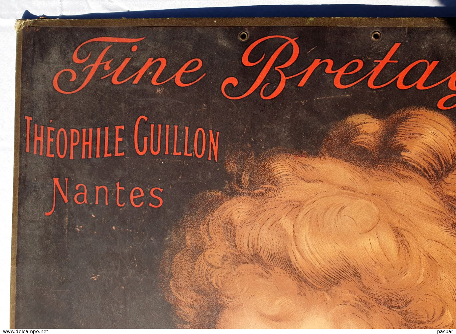 Grand Calendrier éphéméride Original Circa 1900 - Fine Bretagne Théophile Guillon Nantes - F. Champenois - 53,5x36,5 Cm - Groot Formaat: ...-1900