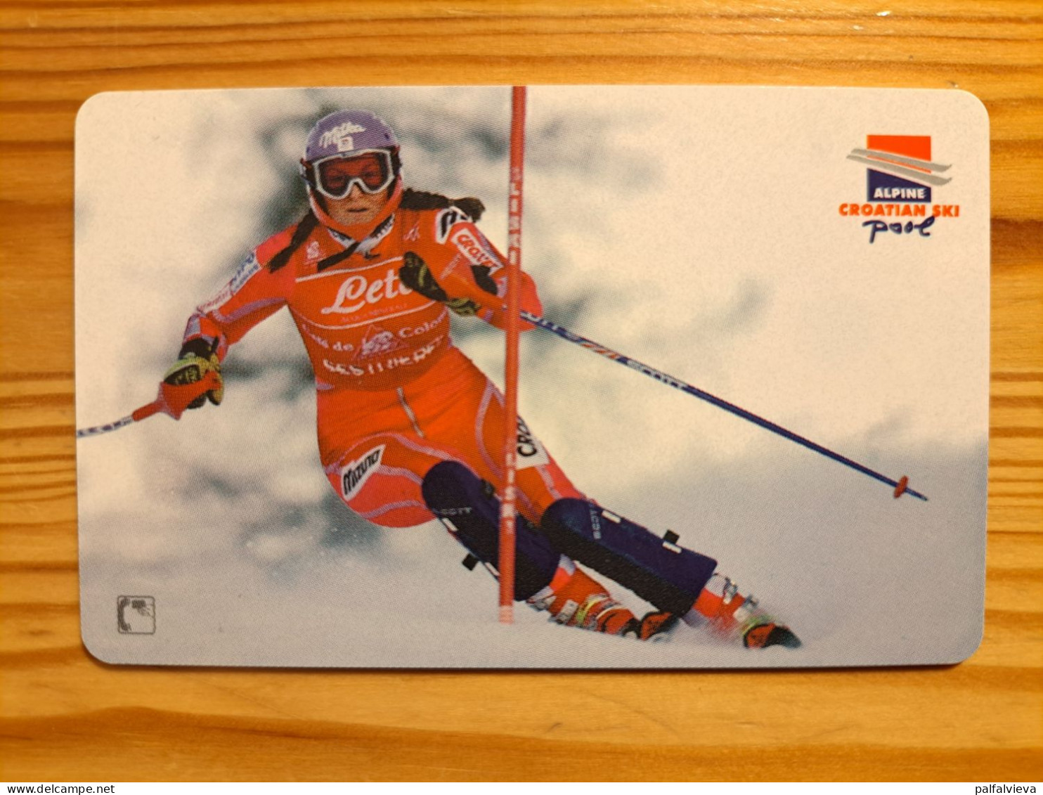 Phonecard Croatia - Skiing, Milka - Kroatië