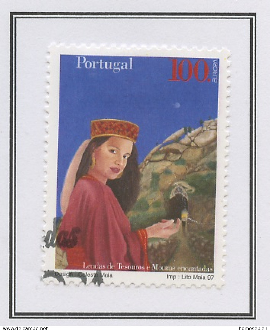 Portugal 1997 Y&T N°2161 - Michel N°2183 (o) - 100e EUROPA - Gebraucht