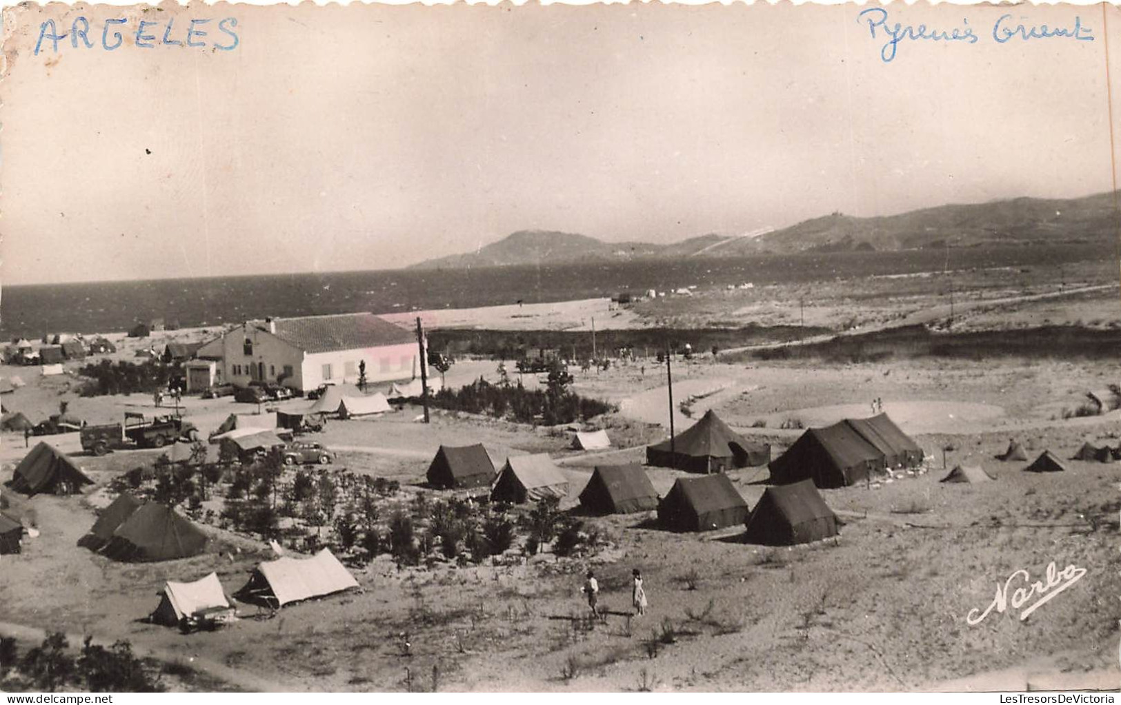 FRANCE - Argeles Sur Mer - Camping Roussillonnais - Les Albères E La Mer - Carte Postale - Argeles Sur Mer