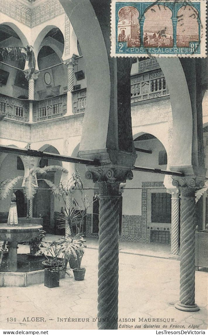 ALGERIE - Alger - Intérieur D'une Maison Mauresque - Carte Postale Ancienne - Algiers