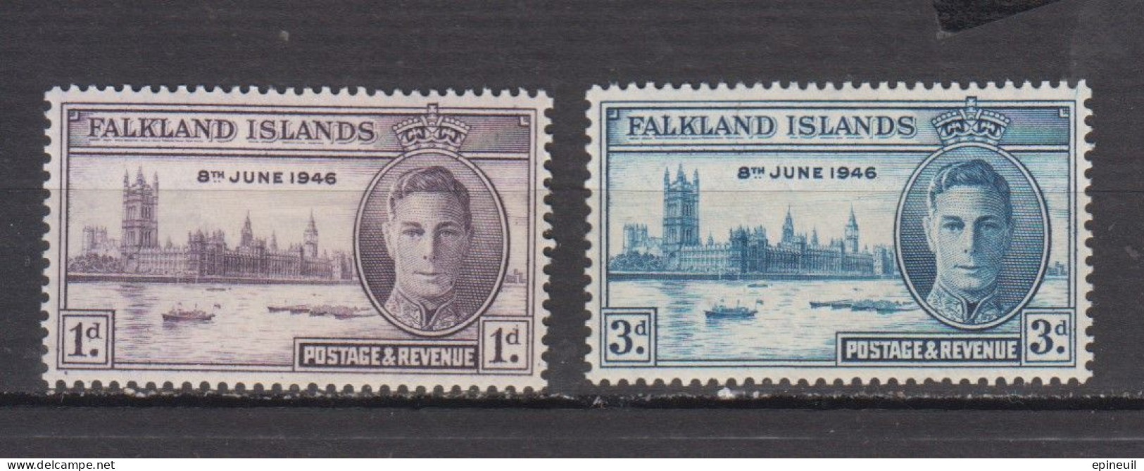 FAKLAND * YT N° 93 94 - Falkland Islands