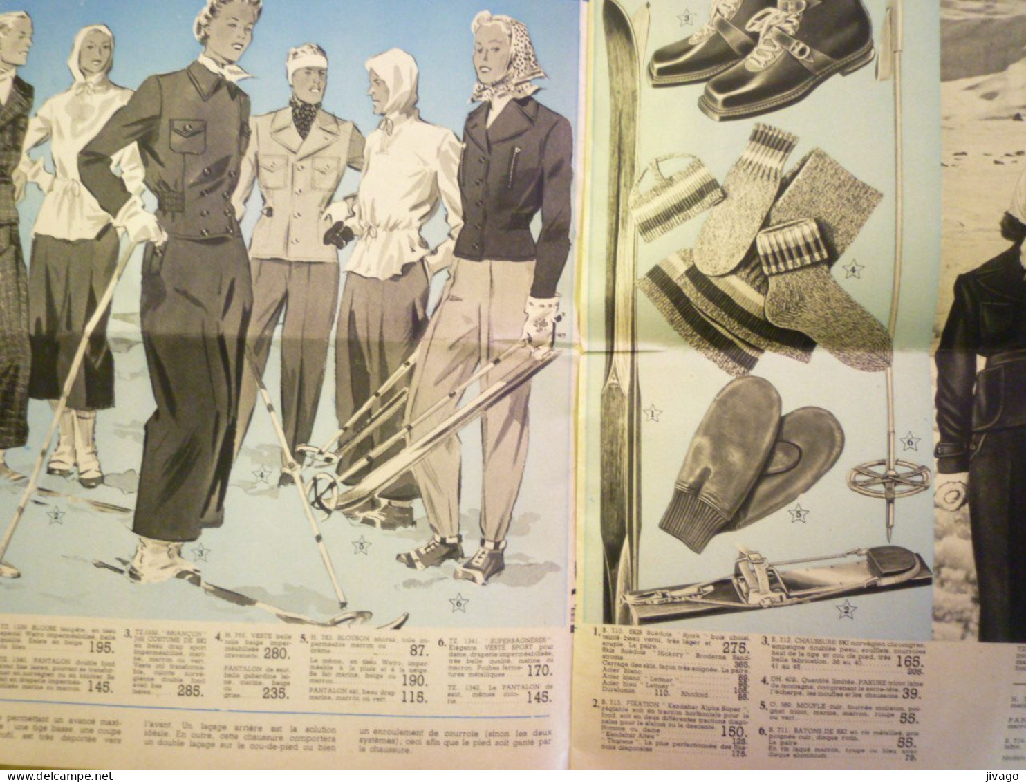 2024 - 990  CATALOGUE  SPORTS D'HIVER  "AU BON MARCHE"  1938  (12 Pages Format 24 X 30 Cm)   XXX - Pubblicitari