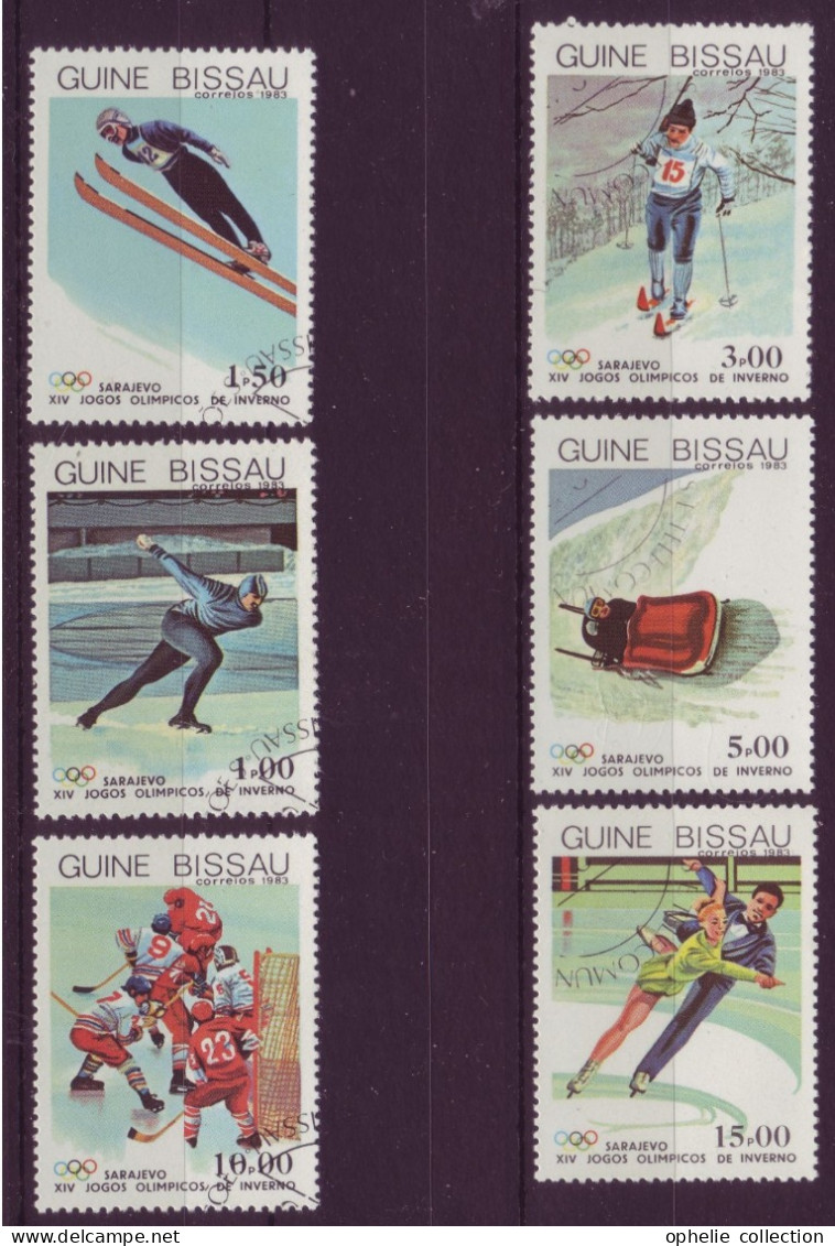 Afrique - Guinée Bissau - 1984 - Sarajevo - Jeux Olympiques D'hiver - 6 Timbres Différents -  6599 - Guinea-Bissau