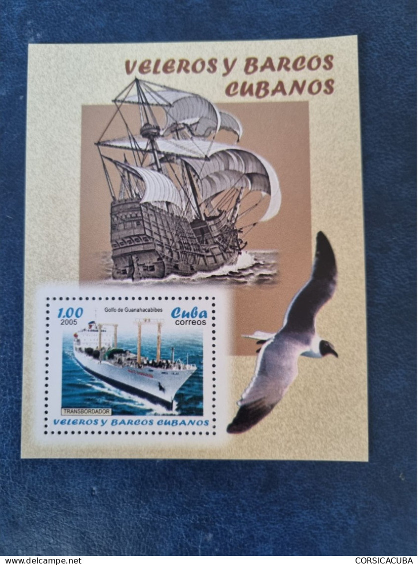 CUBA  NEUF  2005    HB   VELEROS  Y  BARCOS  CUBANOS  //   PARFAIT ETAT // 1er  CHOIX  // - Neufs