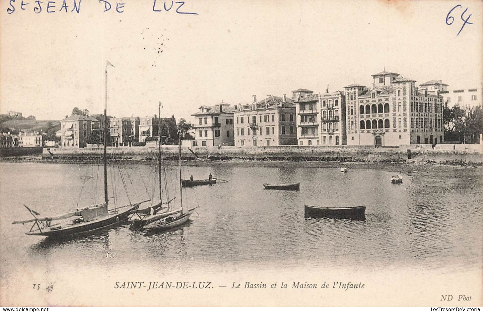 FRANCE - Saint Jean De Luz - Le Bassin Et La Maison De L'Infante - Carte Postale Ancienne - Saint Jean De Luz