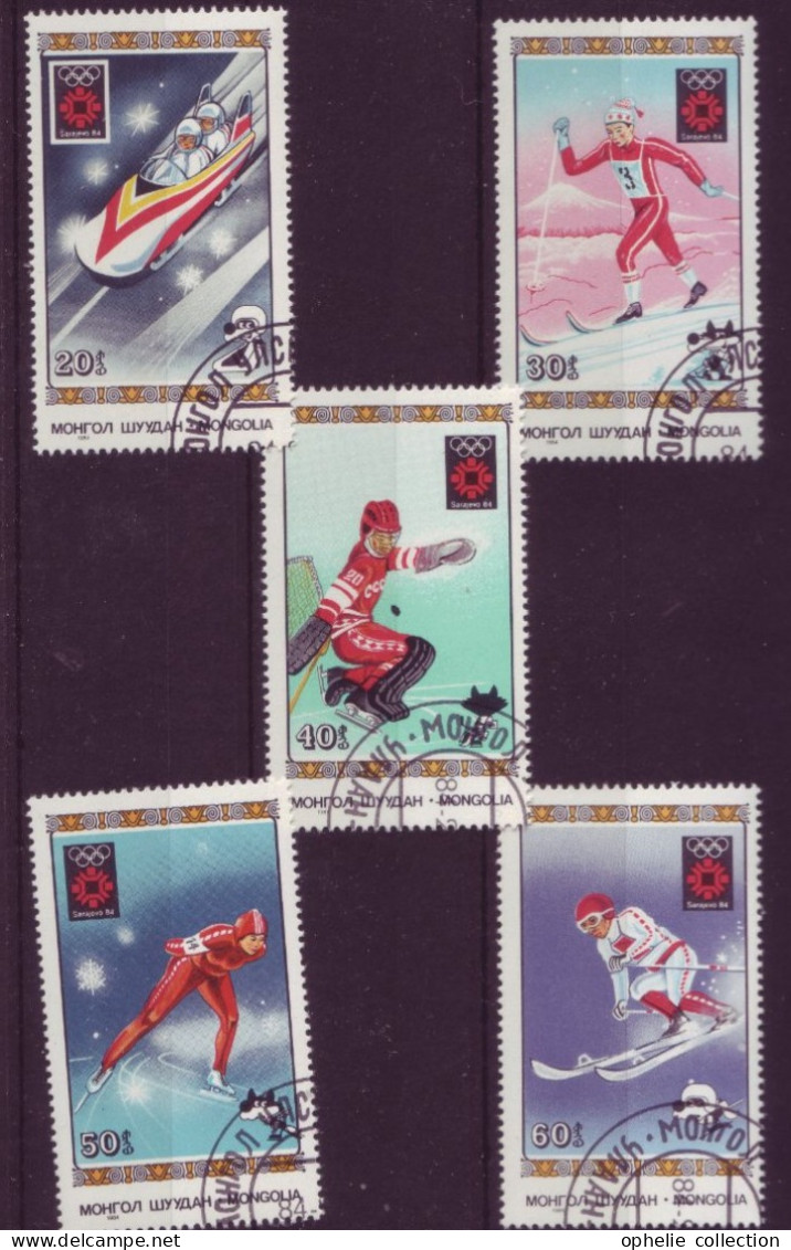 Asie - Mongolie - 1984 - Sarajevo - Jeux Olympiques D'hiver - 6 Timbres Différents -  6603 - Kampuchea