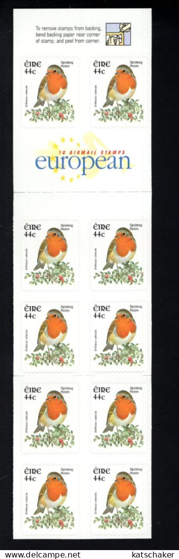 1985045626 2002 SCOTT 1397A (**) POSTFRIS MINT NEVER HINGED - FAUNA - BIRDS - SPIDEOG ROBIN COMPLETE BOOKLET - Nuovi