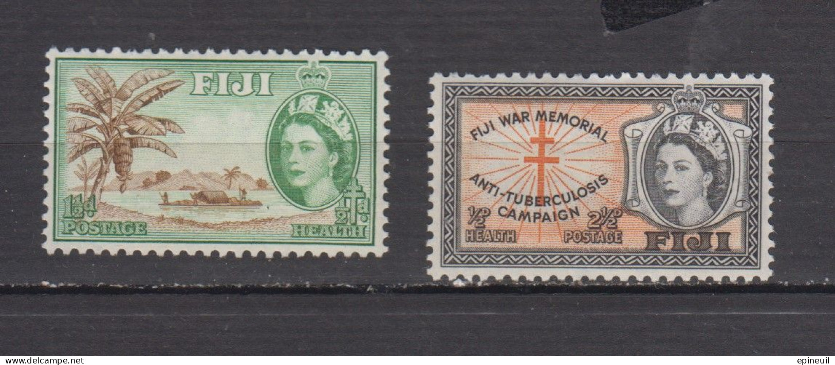 FIJI * 1954 YT N° 145 146 - Fiji (...-1970)