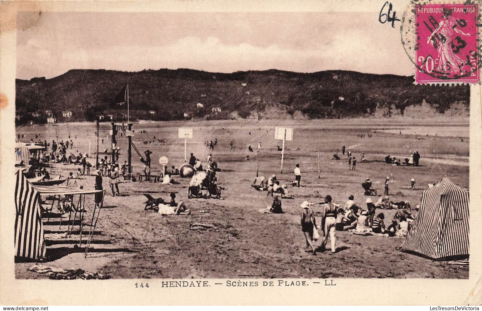 FRANCE - Hendaye - Scènes De Plage - Carte Postale Ancienne - Hendaye