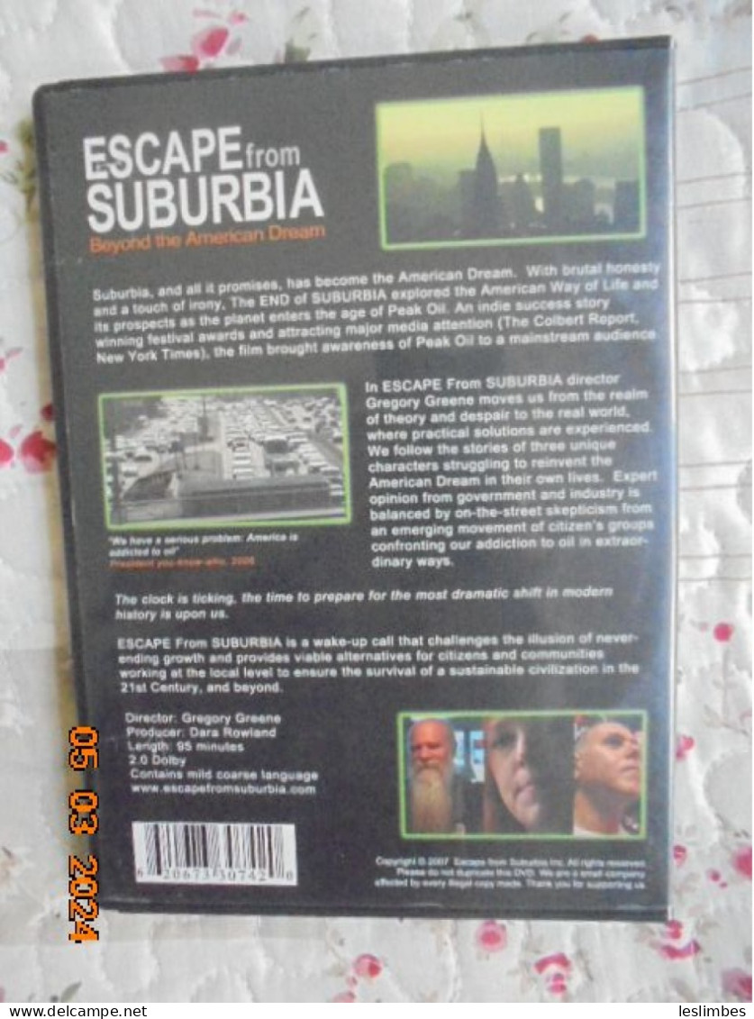 Escape From Suburbia : Beyond The American Dream [DVD] [Region 1] [US Import] [NTSC] Gregory Greene - Documentari