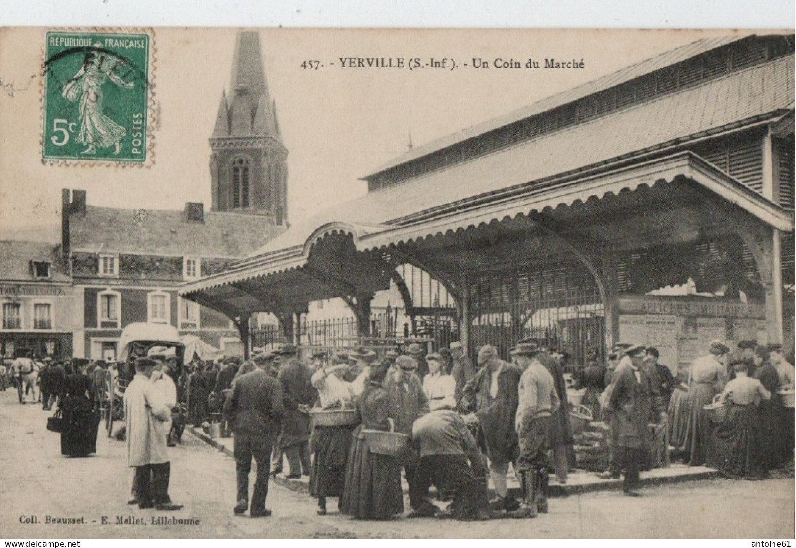 YERVILLE - Un Coin Du Marché - Yerville