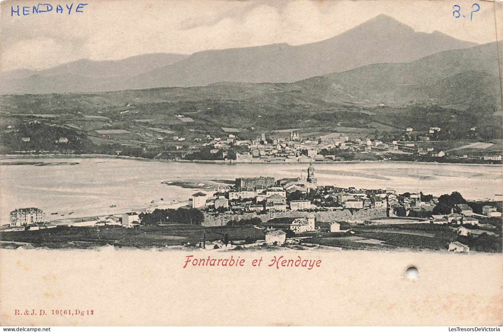 FRANCE - Hendaye - Fontarrabie - Carte Postale Ancienne - Hendaye