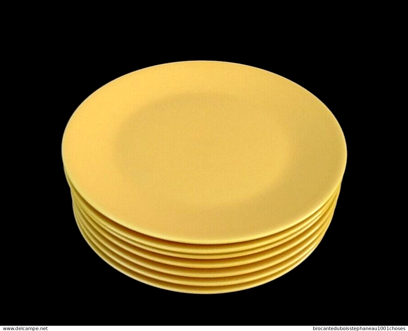 7 Assiettes Plates  Céramique Design Italy Tavola OK - Teller