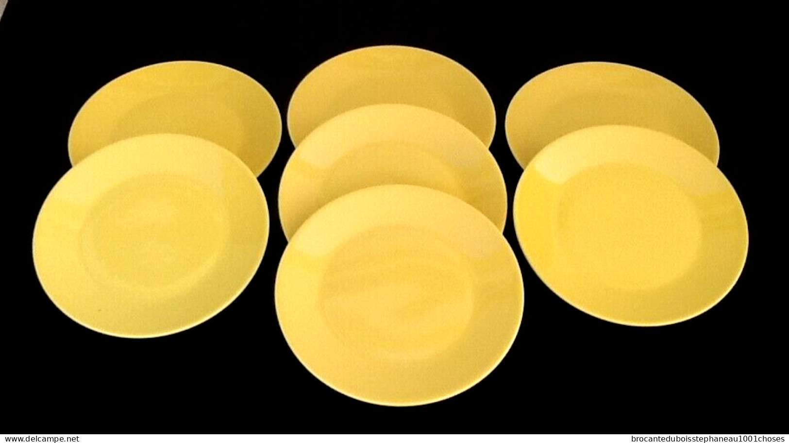 7 Assiettes Plates  Céramique Design Italy Tavola OK - Piatti