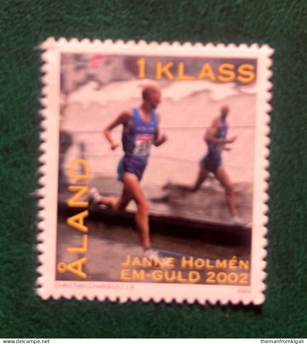 Aland 2002 - Janne Holmén - Winner In The Men’s Marathon In The European Athletics Championships. - Aland