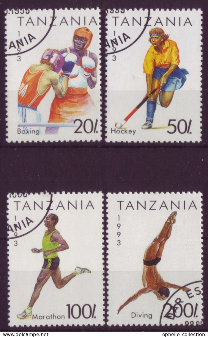 Afrique - Tanzanie - 1993 - Sports - 4 Timbres Différents -  6610 - Tanzania (1964-...)