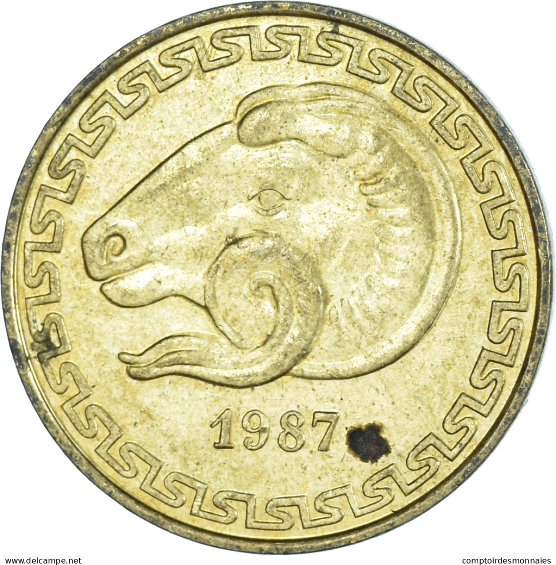 Monnaie, Algérie, 20 Centimes, 1987 - Algerien