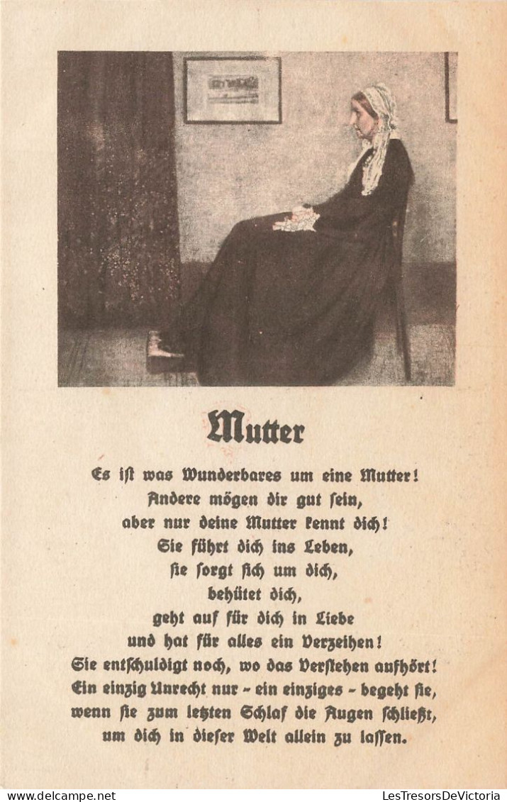 CONTE FABLES ET LEGENDES - Mutter - Colorisé - Carte Postale Ancienne - Märchen, Sagen & Legenden