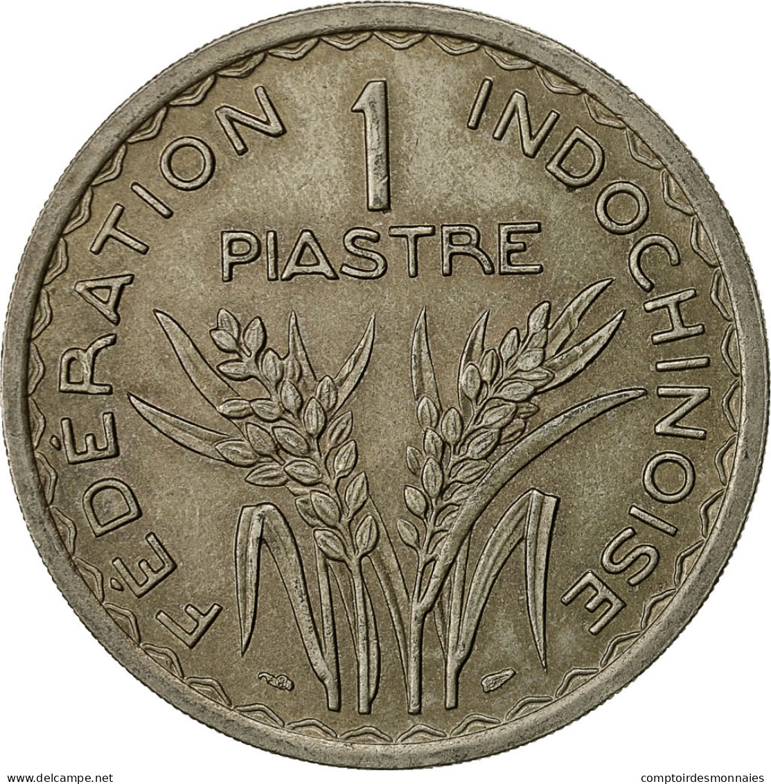 Indochine Française, Piastre, 1947, Paris, Cupro-nickel, TTB, KM:32.1 - Altri & Non Classificati