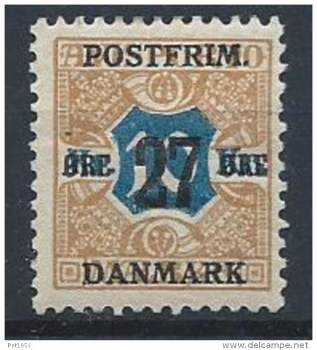 Danemark 1918 N° 94 Neuf** MNH Timbre Pour Journaux Surchargés - Unused Stamps