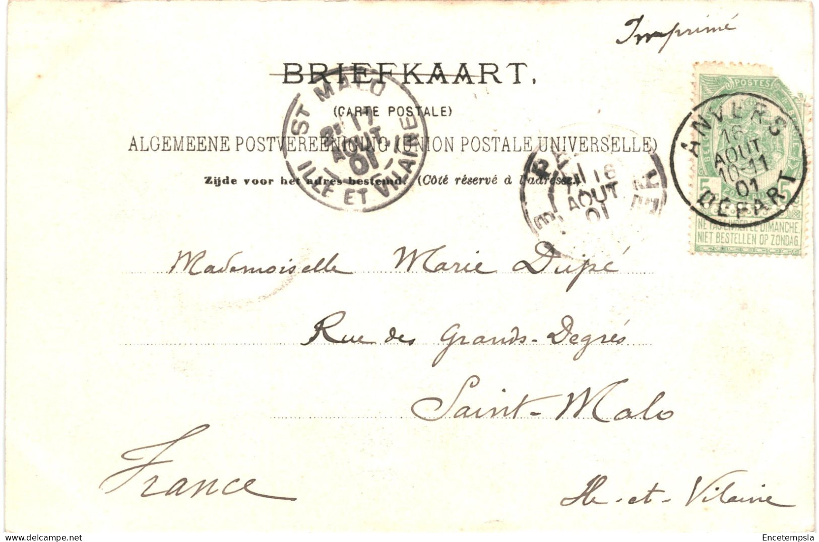 CPA Carte Postale Pays Bas Walcheren Boerenwoning  Animée 1901 VM78425ok - Goes