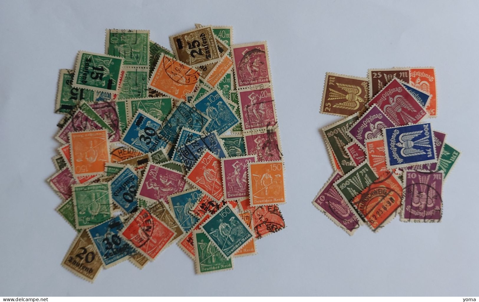 Lot De Plus De 170 Timbres Oblitérés Et Neufs - Sammlungen