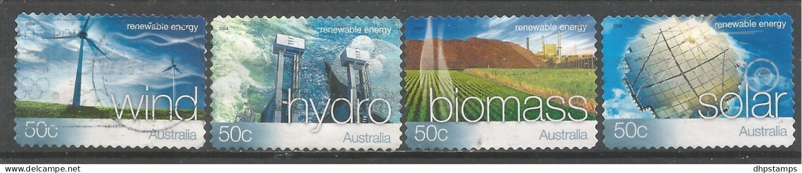 Australia 2004 Renewable Energy S.A. Y.T. 2192/2195 (0) - Gebruikt