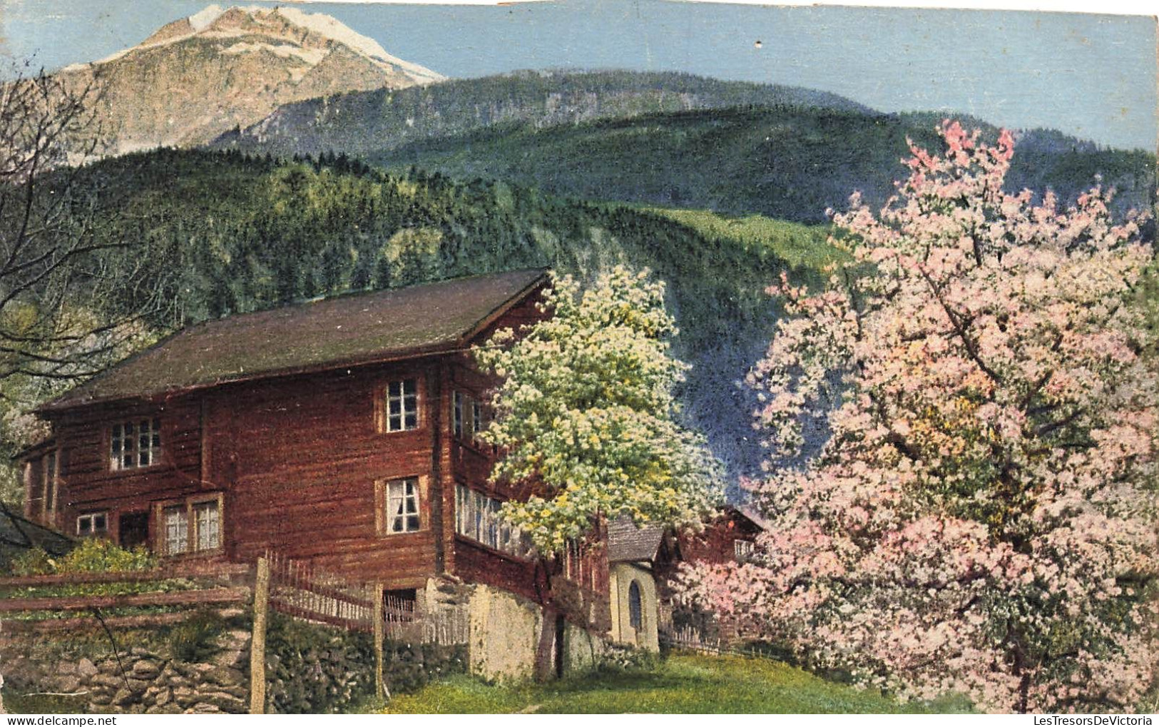 SUISSE - Le Printemps En Suisse - Colorisé - Carte Postale Ancienne - Autres & Non Classés