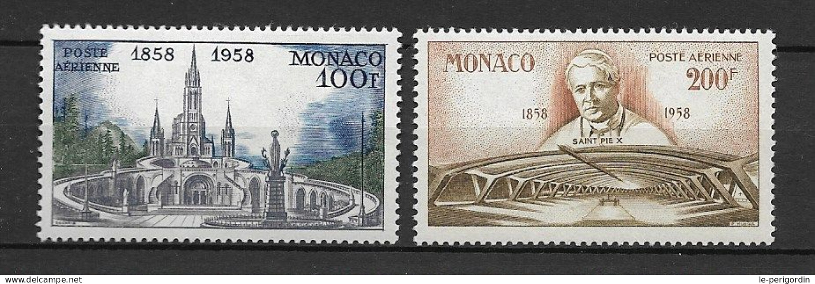 Monaco Pa Nos 69/70 , Neufs , ** , Sans Charniere , Ttb . - Poste Aérienne