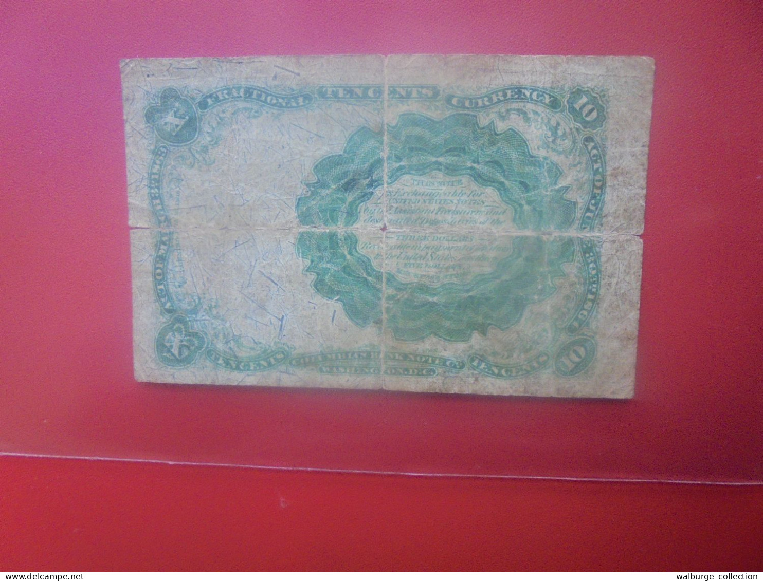U.S.A 10 Cents 1874-75 Circuler (B.33) - 1874-1875 : 5 Uitgift