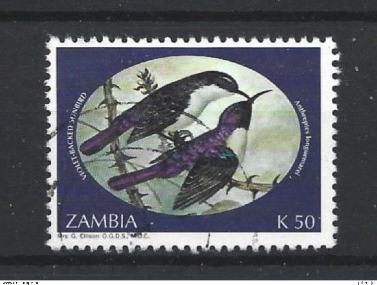 Zambia 1994 Bird Y.T. 583 (0) - Zambie (1965-...)