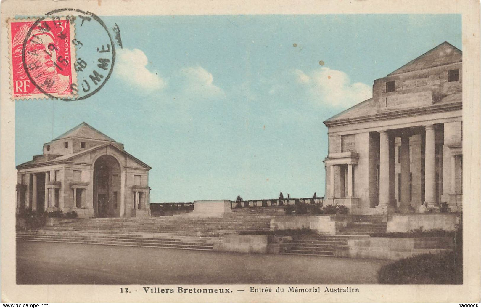 VILLERS BRETONNEUX : ENTREE DU MEMORIAL AUSTRALIEN - Villers Bretonneux