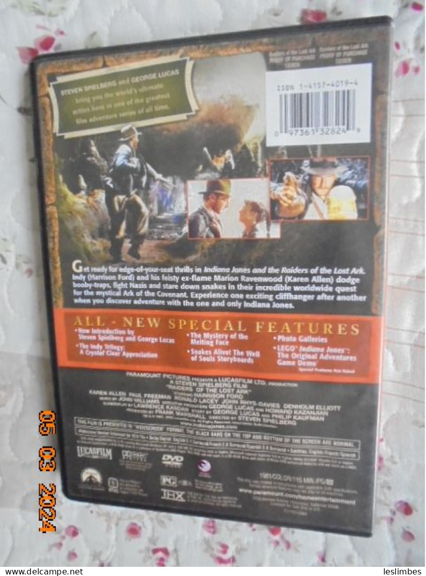 Indiana Jones And The Raiders Of The Lost Ark (Special Edition)  - [DVD] [Region 1] [US Import] [NTSC] Steven Spielberg - Acción, Aventura