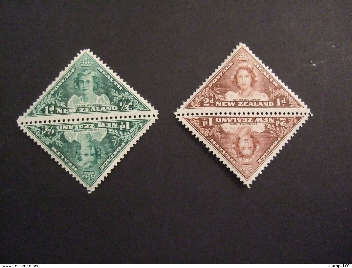 NEW ZEALAND - 1943 HEALTH STAMPS SET MINT NH** SG 636/37  (A13-TVN-01) - Nuevos
