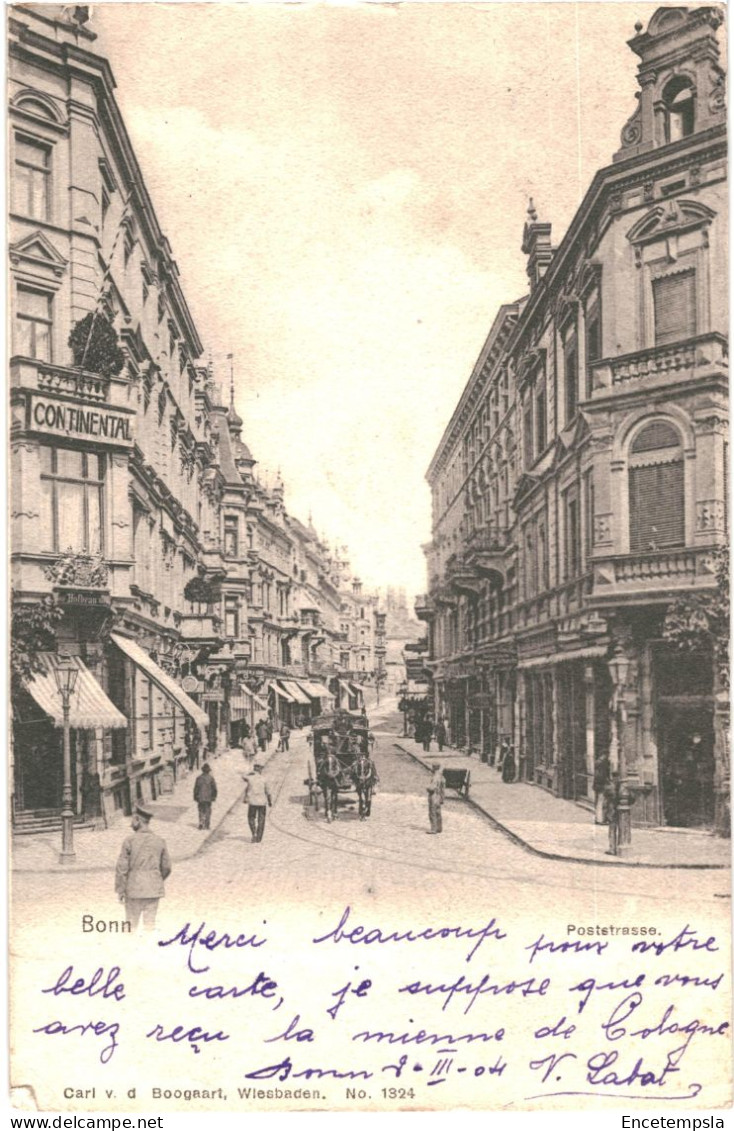 CPA Carte Postale Germany Bonn Poststrasse 1904  VM78431 - Bonn