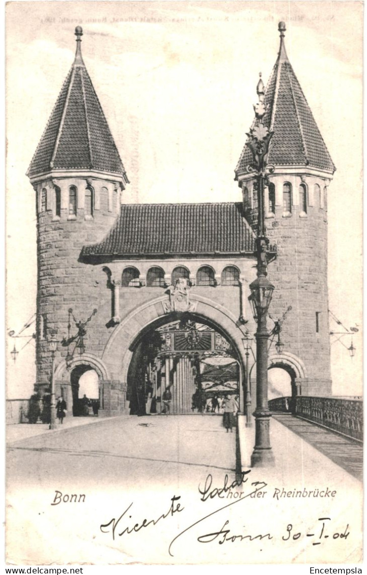 CPA Carte Postale Germany Bonn Thor Der Rheinbrücke 1904  VM78432 - Bonn