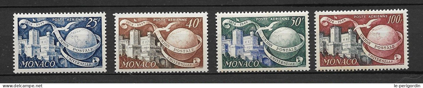 Monaco Pa Nos 45/48 , Neufs , ** , Sans Charniere , Ttb . - Poste Aérienne