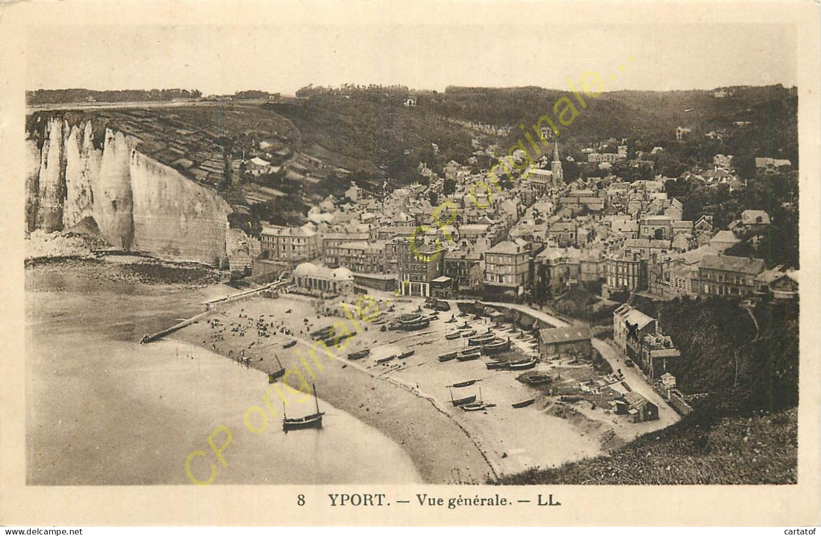 76.  YPORT .  Vue Générale . - Yport